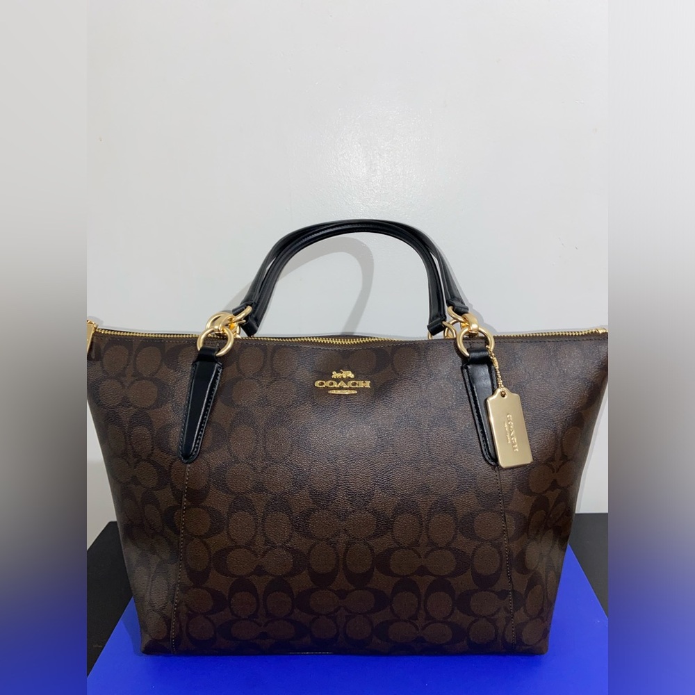 Brand New Vintage Coach Signature Ava Tote Brown Bag